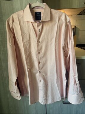 Marcello Classic-Fit Pink Dress Shirt